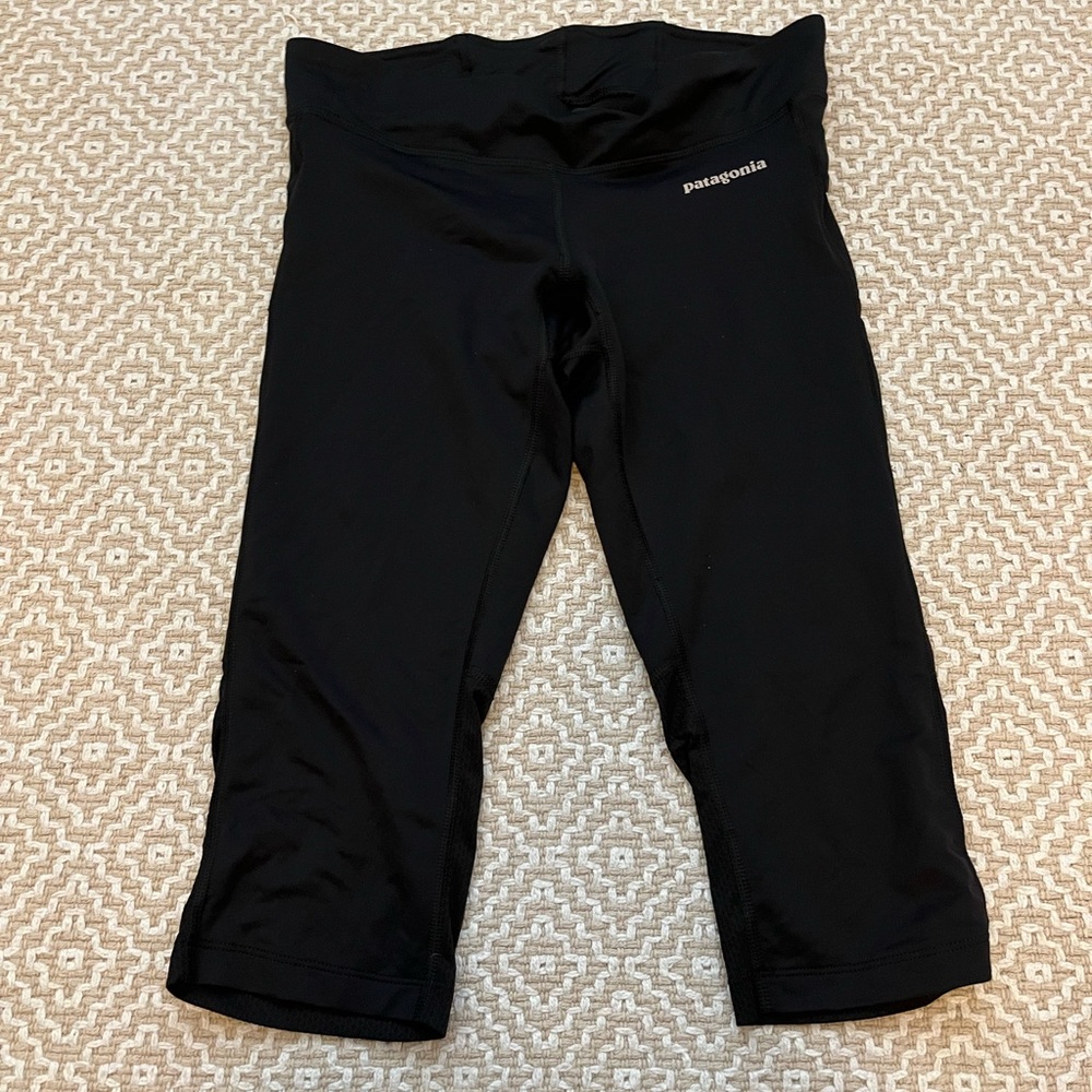 Patagonia Velocity Running Capri Pants - small black